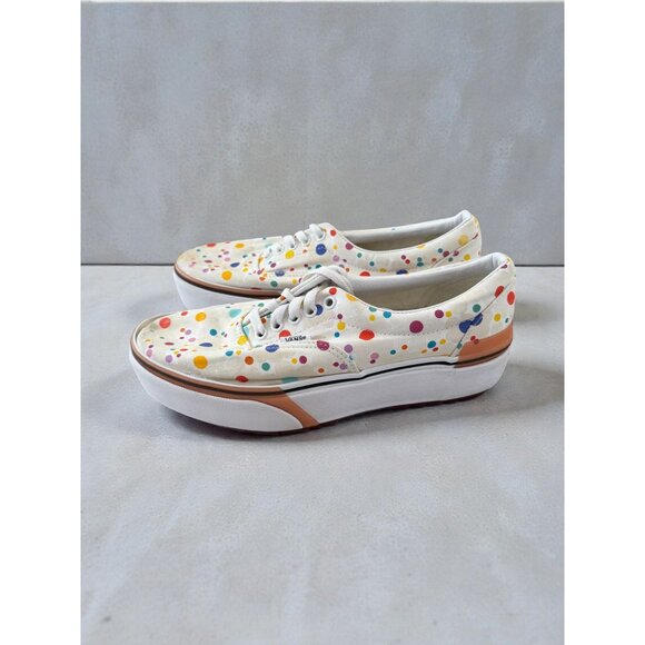VANS Multicolor Polka Dot Platform Sneaker Size Womens 10 / Mens 8.5 - Picture 1 of 8